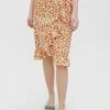 Vero Moda Wickelrock - Cherry Tomato
