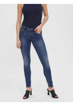 Vero Moda VMLYDIA - Jeans Skinny Fit - Dark Blue Denim