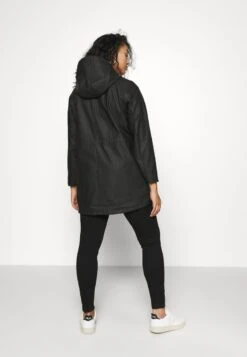 Vero Moda Curve VMMALOU COATED JACKET - Parka - Black -Vero Moda Verkäufe 60958db295c5461996b65463f1eb597e