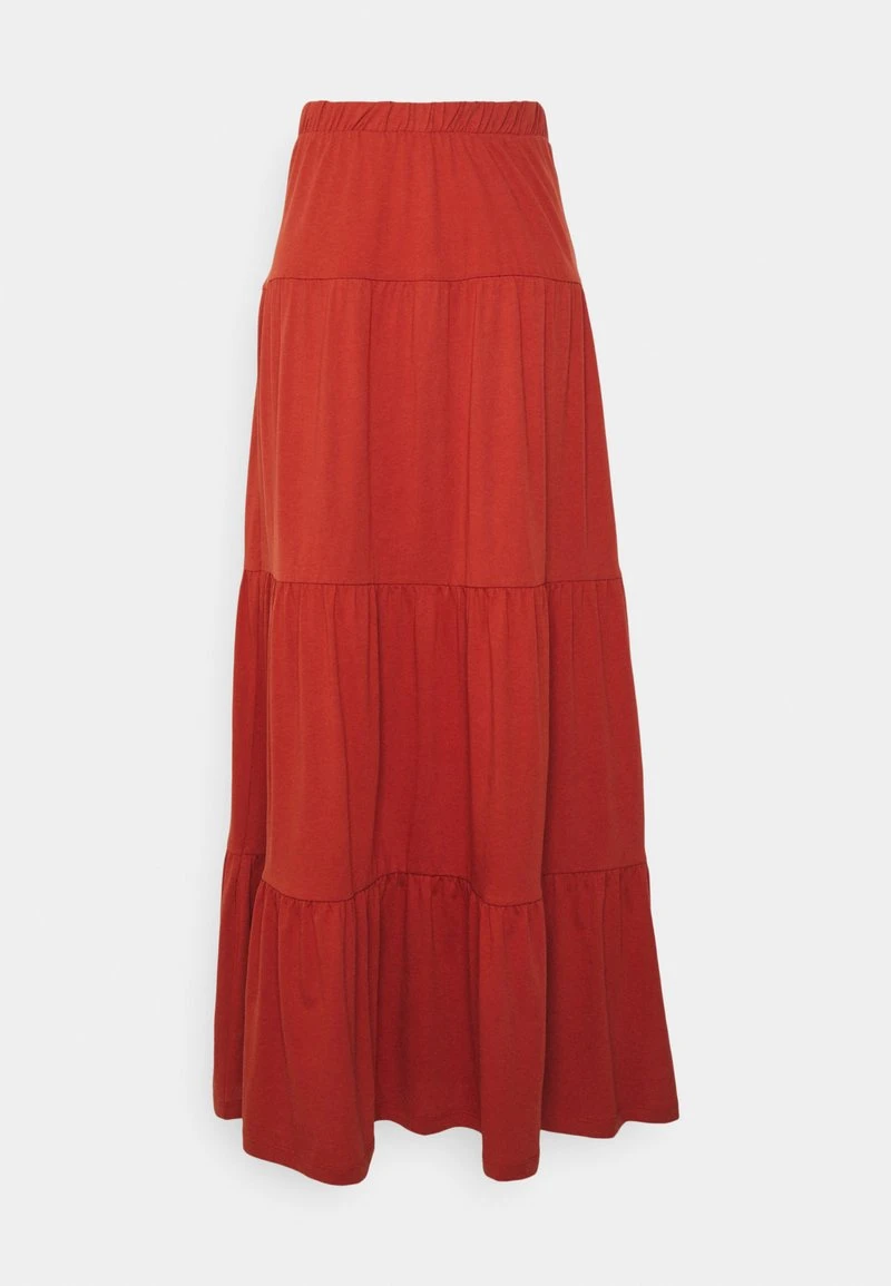 Vero Moda Tall VMMIA MAXI SKIRT - Maxirock - Barn Red 5 Vero Moda Tall VMMIA MAXI SKIRT - Maxirock - Barn Red – Bild 5