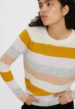 Vero Moda VMPLAZA LS BLOCK - Strickpullover - Golden Yellow -Vero Moda Verkäufe 6267ad5f41b34ea8887585c488ae11f2