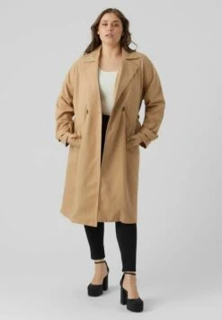 Vero Moda Curve Trenchcoat - Tannin