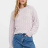 Vero Moda Strickpullover - Lavender Fog
