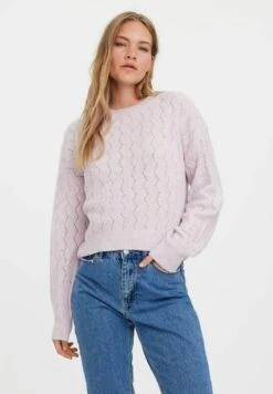 Vero Moda Strickpullover - Lavender Fog