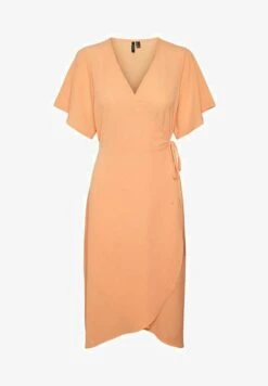 Vero Moda SAKI SS CALF WRAP GA NOOS - Freizeitkleid - Mock Orange