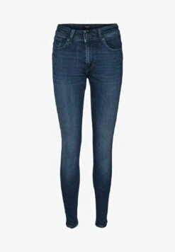 Vero Moda MID RISE - Jeans Skinny Fit - Dark Blue Denim -Vero Moda Verkäufe 66999248d08c4850a12a33480f664dfb 1