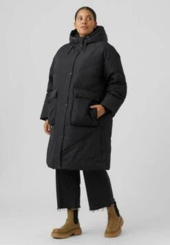 Vero Moda Curve Wintermantel - Black -Vero Moda Verkäufe 66a31dc3a8c14be3b8cb731977341a8f 1