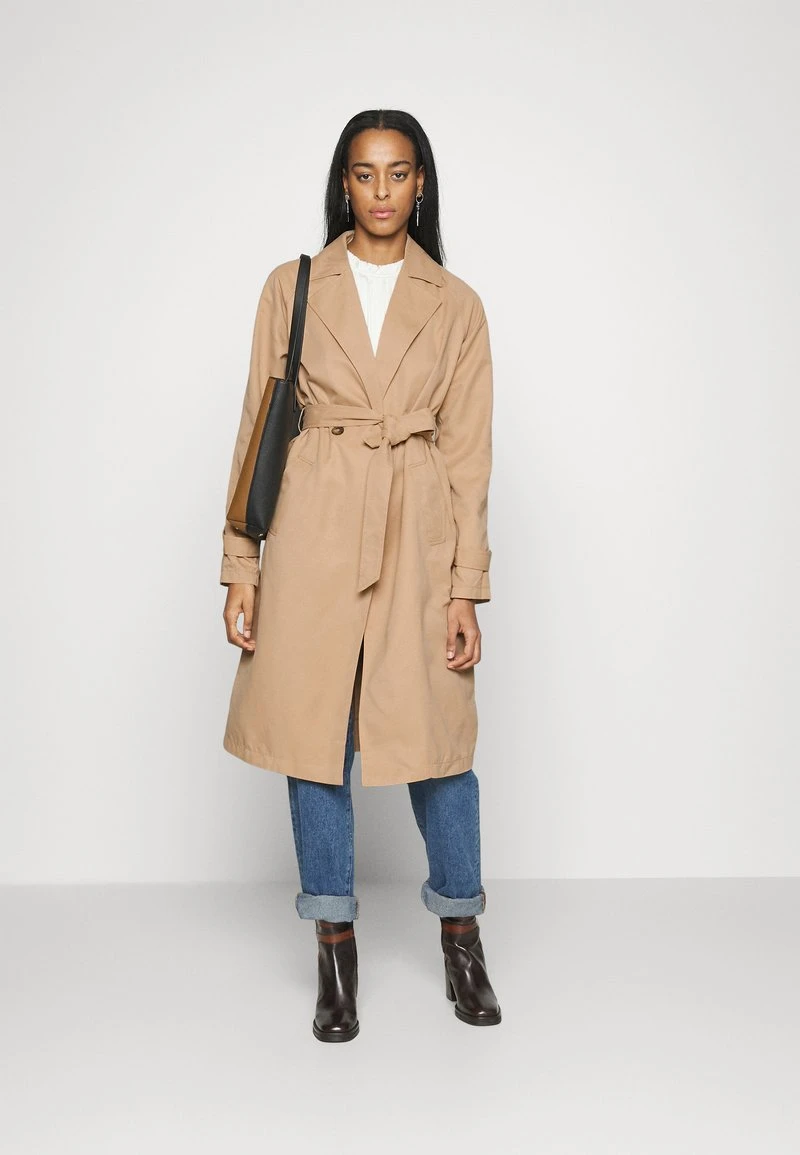 Vero Moda Tall VMLOU LONG - Trenchcoat - Tannin 2 Vero Moda Tall VMLOU LONG - Trenchcoat - Tannin – Bild 2