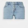 Vero Moda Petite VMLYDIA - Jeans Shorts - Light Blue Denim
