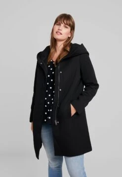 Vero Moda Curve VMVERODONA - Kurzmantel - Black