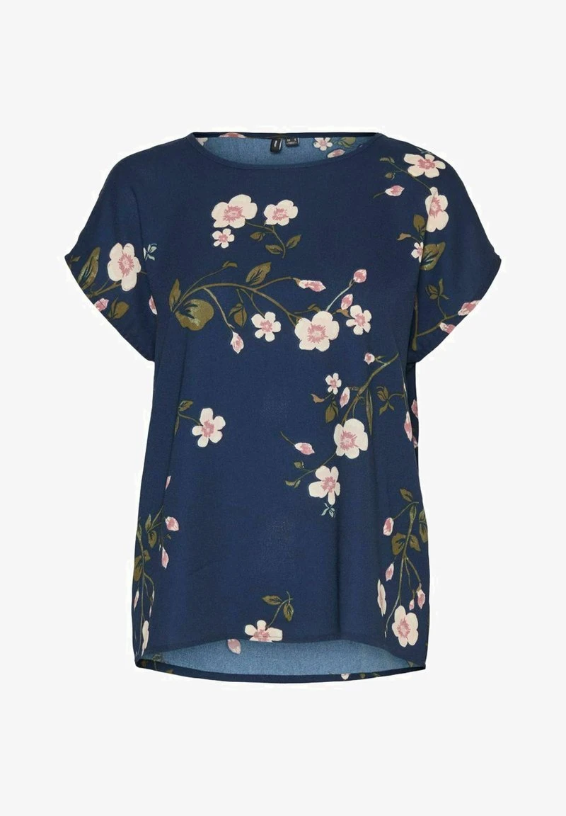 Vero Moda T-Shirt Print - Blue 5 Vero Moda T-Shirt Print - Blue – Bild 5