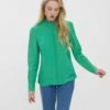 Vero Moda JAPANISCHER - Hemdbluse - Green