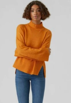 Vero Moda Strickpullover - Orange Pepper