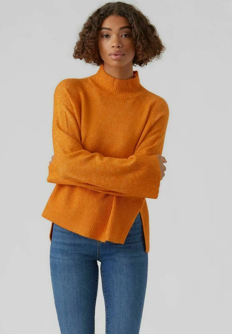 Vero Moda Strickpullover - Orange Pepper 1 Vero Moda Strickpullover - Orange Pepper