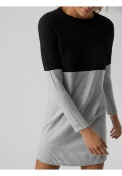 Vero Moda Strickkleid - Light Grey Melange -Vero Moda Verkäufe 6dc10c31e9ff4d1496fca327b51b9009