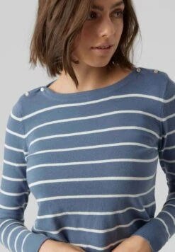 Vero Moda VMALMA LS BOATNECK BUTTON BOO - Sweatshirt - China Blue Snow White 9 Vero Moda VMALMA LS BOATNECK BUTTON BOO - Sweatshirt - China Blue Snow White -Vero Moda Verkäufe 6df23a19f4064016bd1f0364f9262f45