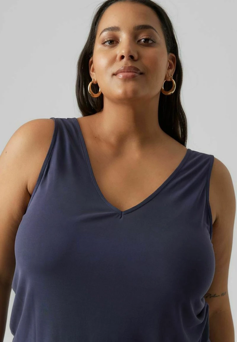Vero Moda Curve Top - Navy 4 Vero Moda Curve Top - Navy – Bild 4