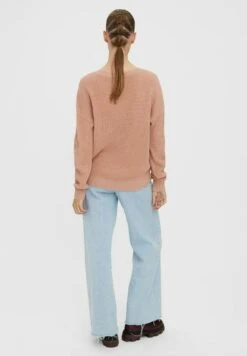 Vero Moda VMLEANNA V NECK - Strickpullover - Misty Rose -Vero Moda Verkäufe 740b1546655c471489def82c17371524