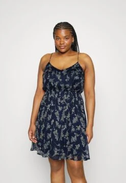 Vero Moda Curve VMSMILLA SINGLET SHORT DRESS - Freizeitkleid - Navy Blazer/vega -Vero Moda Verkäufe 74571234aa7a4c30b88f97df07e65190 1