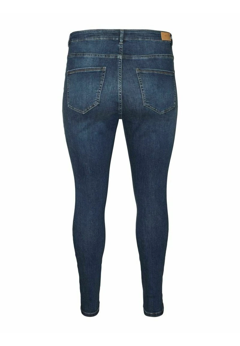 Vero Moda Curve CURVE - Jeans Skinny Fit - Dark Blue Denim 2 Vero Moda Curve CURVE - Jeans Skinny Fit - Dark Blue Denim – Bild 2