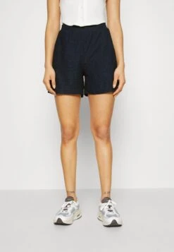 Vero Moda Tall VMULRIKKE BRODERIEANGLAIS - Shorts - Navy Blazer