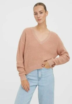 Vero Moda VMLEANNA V NECK - Strickpullover - Misty Rose -Vero Moda Verkäufe 7a04bac5653543169c83cd7d0cf17a9b 1