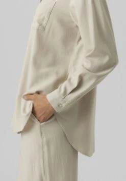 Vero Moda WVN GA NOOS - Hemdbluse - Silver Lining -Vero Moda Verkäufe 7ae470c4ce534faa9ab8903cc75e6ede