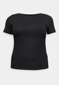 Vero Moda Curve VMVANDA - T-Shirt Basic - Black -Vero Moda Verkäufe 7af3d11df01442619a808e9009be6080