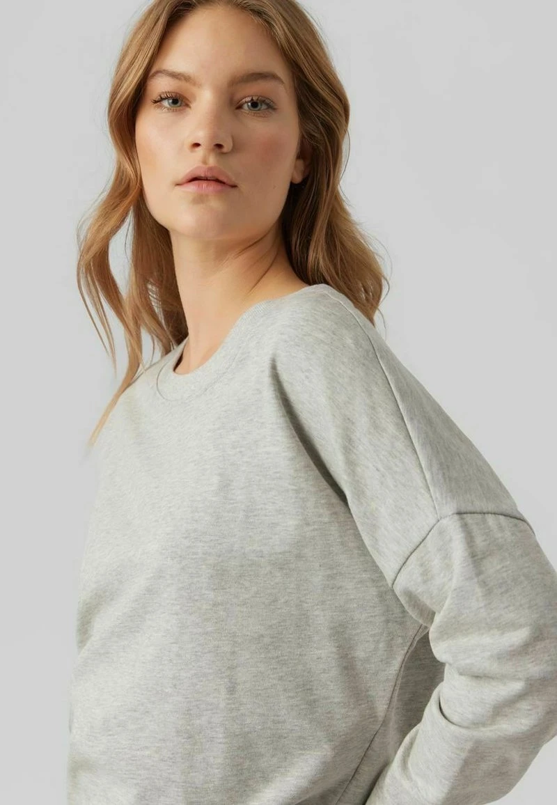 Vero Moda VMOCTAVIA LS JRS NOOS - Sweatshirt - Light Grey Melange 4 Vero Moda VMOCTAVIA LS JRS NOOS - Sweatshirt - Light Grey Melange – Bild 4