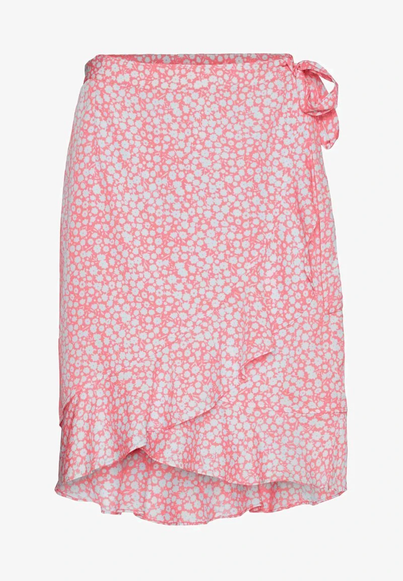 Vero Moda VMHENNA WRAP SHORT SKIRT - A-Linien-Rock - Geranium Pink 2 Vero Moda VMHENNA WRAP SHORT SKIRT - A-Linien-Rock - Geranium Pink – Bild 2