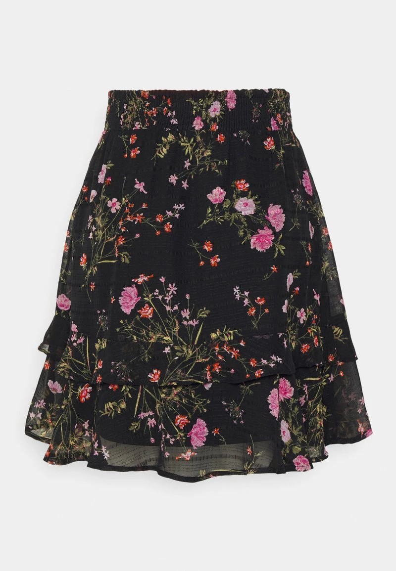 Vero Moda Petite VMROSA SMOCK SKIRT - A-Linien-Rock - Black 2 Vero Moda Petite VMROSA SMOCK SKIRT - A-Linien-Rock - Black – Bild 2