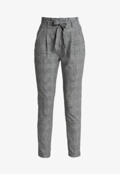 Vero Moda VMEVA HR - Stoffhose - Grey/white -Vero Moda Verkäufe 7f89dd06da254f36a583aa53efac8145