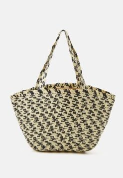 Vero Moda STRAW BAG - Shopping Bag - Jade Cream/white -Vero Moda Verkäufe 7fad3608e26d48f2a3d84bfbe5040135