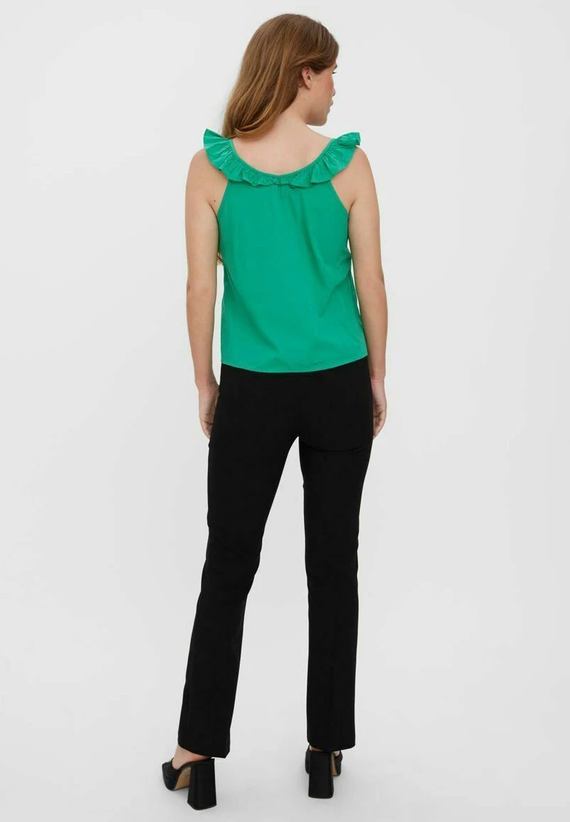Vero Moda Gerüschtes - Top - Holly Green 3 Vero Moda Gerüschtes - Top - Holly Green – Bild 3