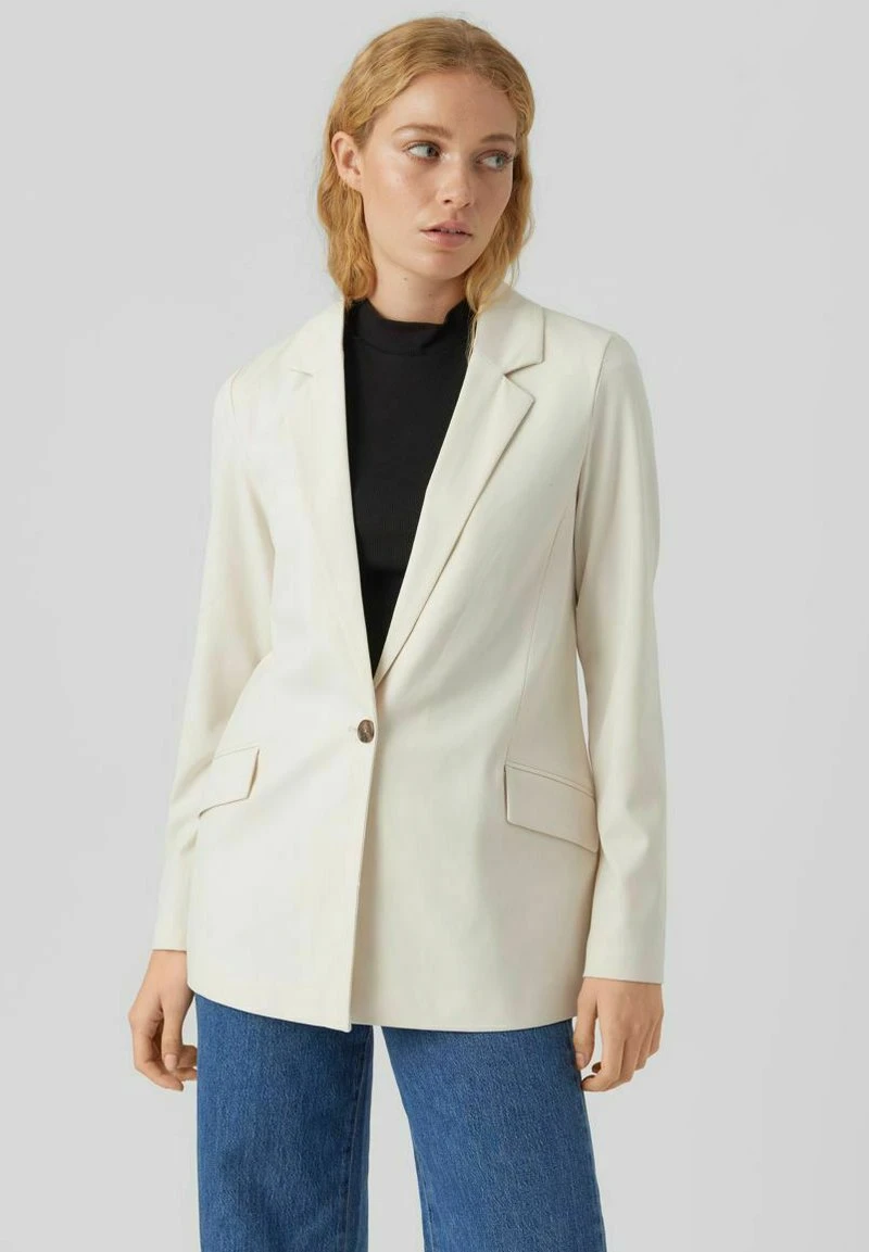 Vero Moda VMLISTAKIA LS SOLID BOO - Kurzmantel - Birch 6 Vero Moda VMLISTAKIA LS SOLID BOO - Kurzmantel - Birch – Bild 6