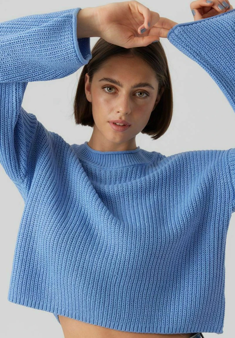 Vero Moda Strickpullover - Little Boy Blue 4 Vero Moda Strickpullover - Little Boy Blue – Bild 4