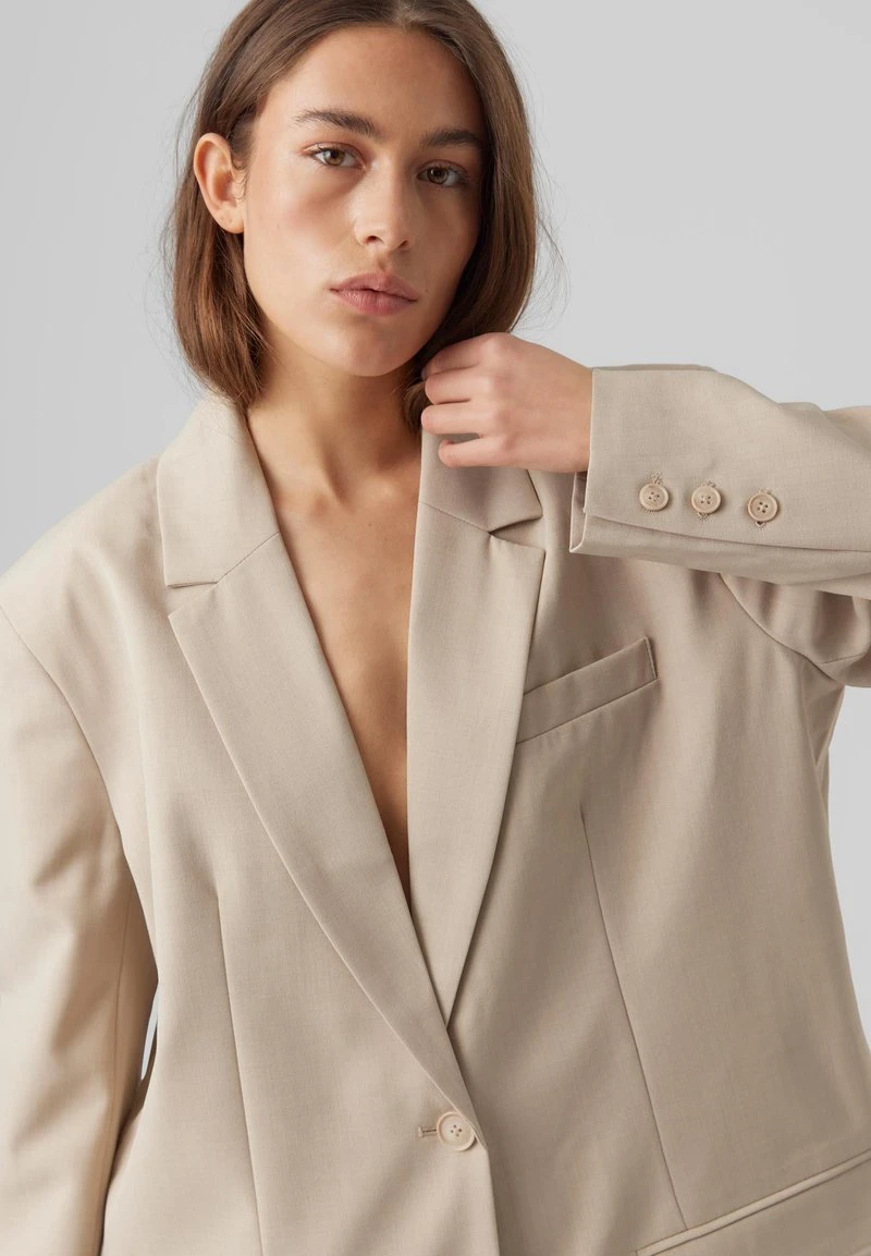 Vero Moda VMMATHILDE - Kurzmantel - Semolina 4 Vero Moda VMMATHILDE - Kurzmantel - Semolina – Bild 4