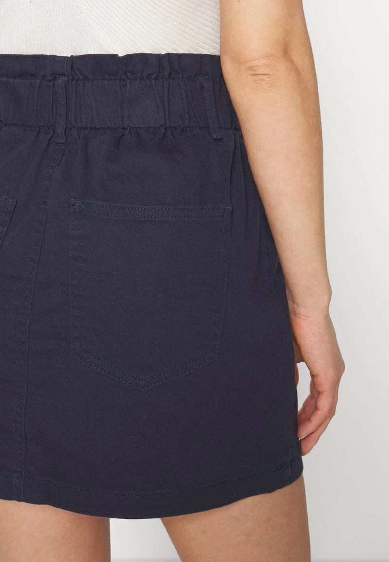 Vero Moda Petite VMWILD ALMA PAPERBAG SKIRT - A-Linien-Rock - Navy Blazer 5 Vero Moda Petite VMWILD ALMA PAPERBAG SKIRT - A-Linien-Rock - Navy Blazer – Bild 5