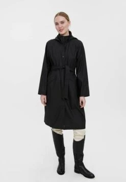 Vero Moda MATELASSÉ - Trenchcoat - Black -Vero Moda Verkäufe 8c7d8873d7db4f9792d7ef90d47e79e9