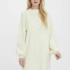 Vero Moda VMNANCY FUNNELNECK DRESS - Strickkleid - Birch