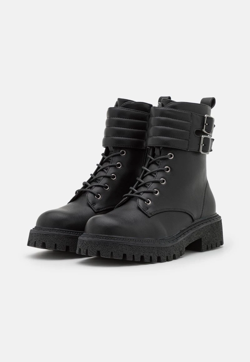 Vero Moda VMLYA BOOT - Schnürstiefelette - Black 3 Vero Moda VMLYA BOOT - Schnürstiefelette - Black – Bild 3