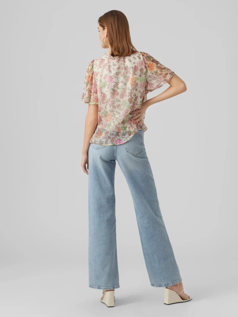 Vero Moda VMSILO - Bluse - Birch/silo 2 Vero Moda VMSILO - Bluse - Birch/silo – Bild 2