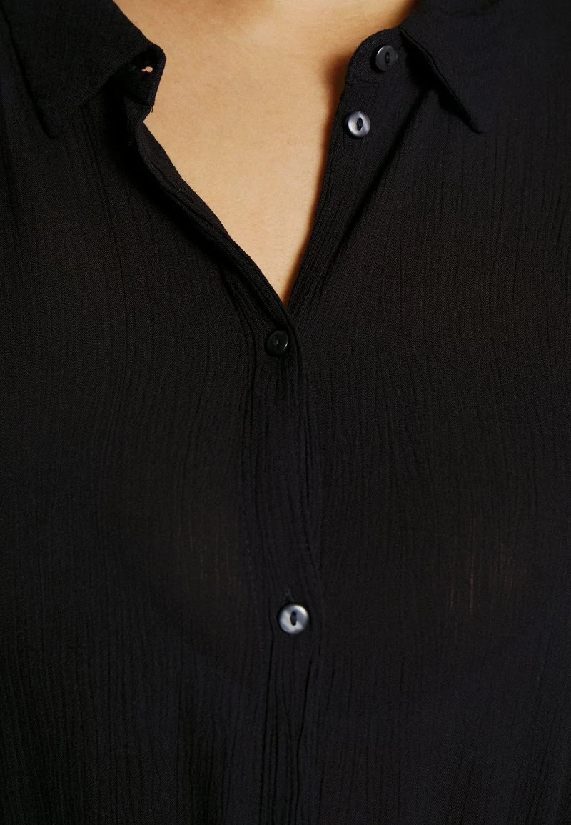 Vero Moda Curve VMMENNY CALF SHIRT DRESS - Freizeitkleid - Black Solid 6 Vero Moda Curve VMMENNY CALF SHIRT DRESS - Freizeitkleid - Black Solid – Bild 6