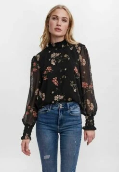 Vero Moda VMSMILLA - Langarmshirt - Black