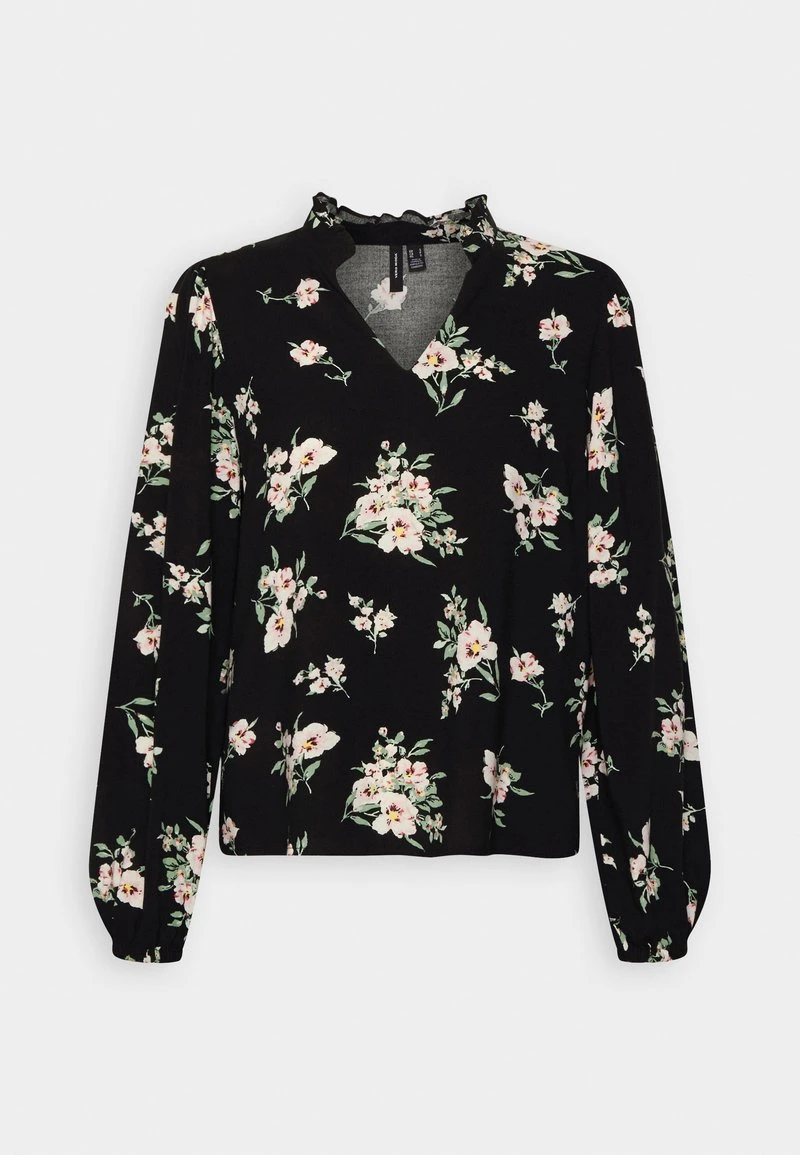 Vero Moda VMEASY VOLUME - Langarmshirt - Black/sandy 4 Vero Moda VMEASY VOLUME - Langarmshirt - Black/sandy – Bild 4