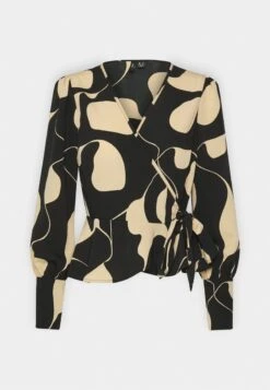 Vero Moda VMLYDIA WRAP - Bluse - Black/lina 9 Vero Moda VMLYDIA WRAP - Bluse - Black/lina -Vero Moda Verkäufe 9cef250db3fd4a2baa93c81889935793 1