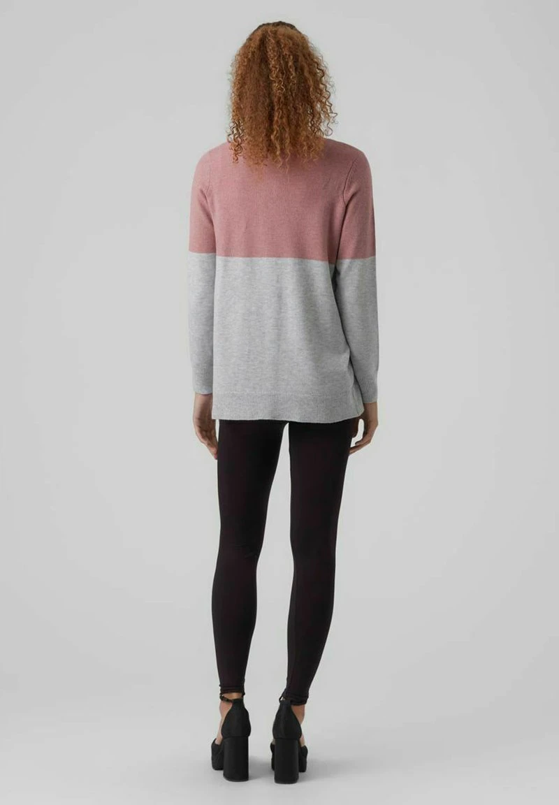 Vero Moda Strickjacke - Light Grey Melange 3 Vero Moda Strickjacke - Light Grey Melange – Bild 3