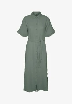 Vero Moda VMNATALI NIA 2/4 CALF WVN - Blusenkleid - Laurel Wreath -Vero Moda Verkäufe 9dc5862995d54dd5bc15b3232cf34e13