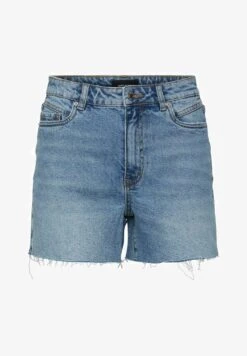 Vero Moda HIGH WAIST - Jeans Shorts - Blau -Vero Moda Verkäufe 9e5c23be39fd49278bafa9de507f6ef2