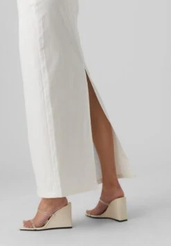 Vero Moda VMMATHILDE SLIM MAXI SKIRT - Maxirock - Bright White -Vero Moda Verkäufe a1e36901d0974b149b4abf87741e0f48